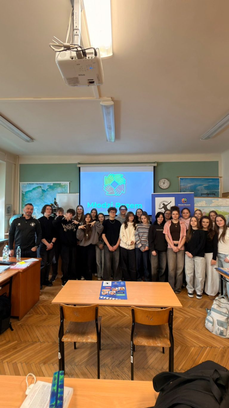 Warsztaty „Młodzi Razem – Odpowiedzialni Społecznie” w XXI Liceum Ogólnokształcącym w Łodzi