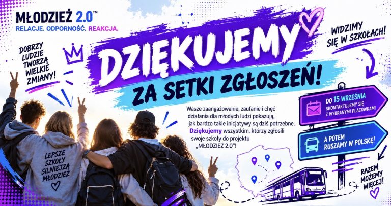 MŁODZIEŻ 2.0 rusza do szkół! 